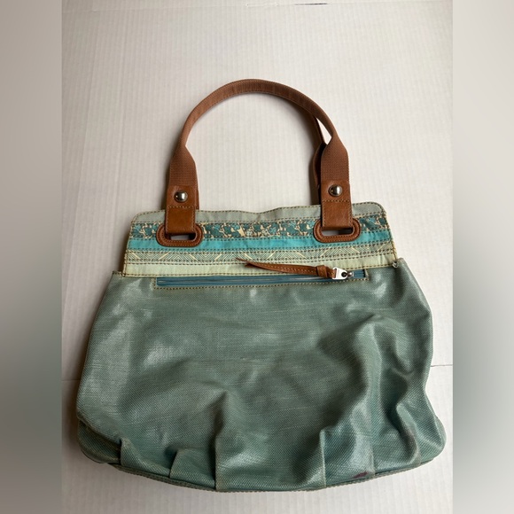 Fossil Key-Per Green and Brown Women's Handbag - Picture 2 of 4